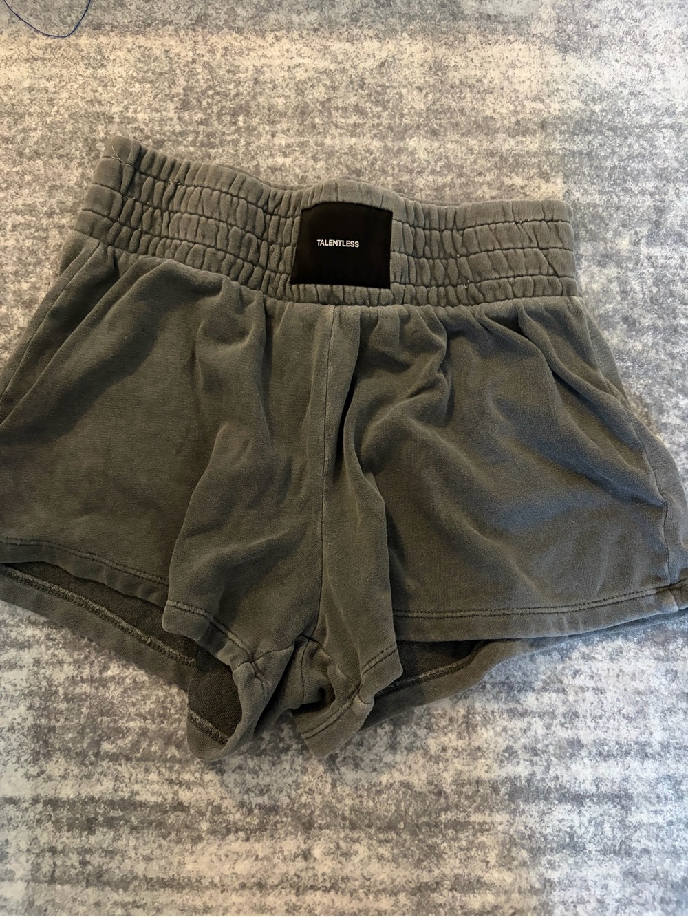 TALENTLESS steel grey boxing shorts